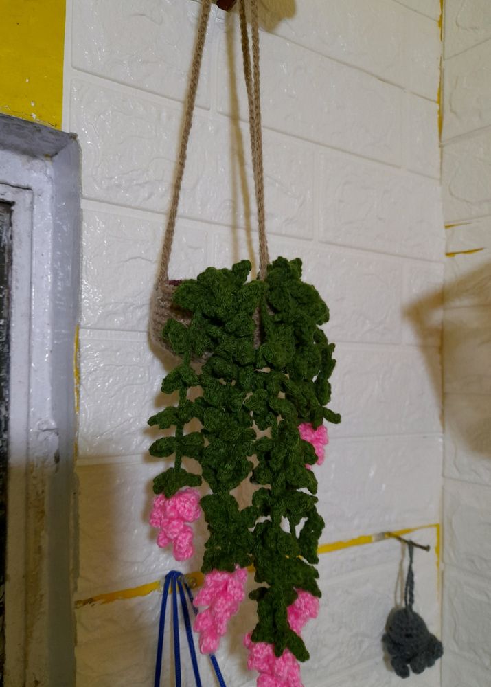 Crochet Hanging Pot