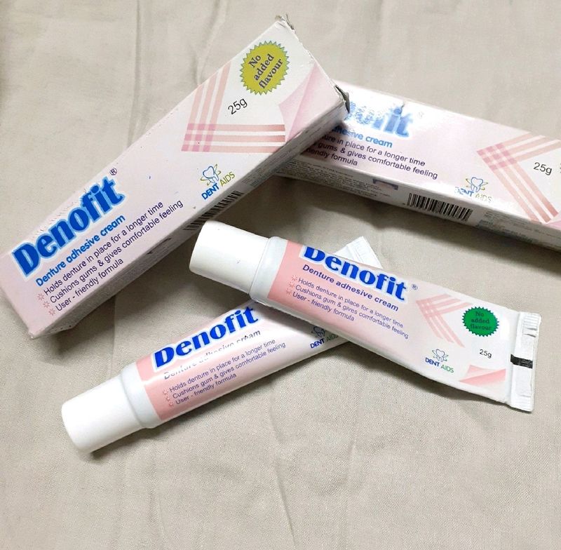 Denofit Denture adhesive cream Oral Care Dent AIDS