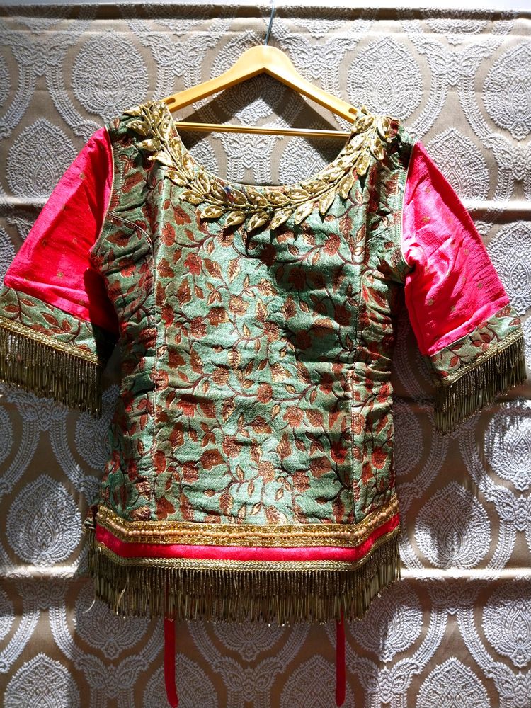 Heavy Silk Lehenga Blouse Dupatta