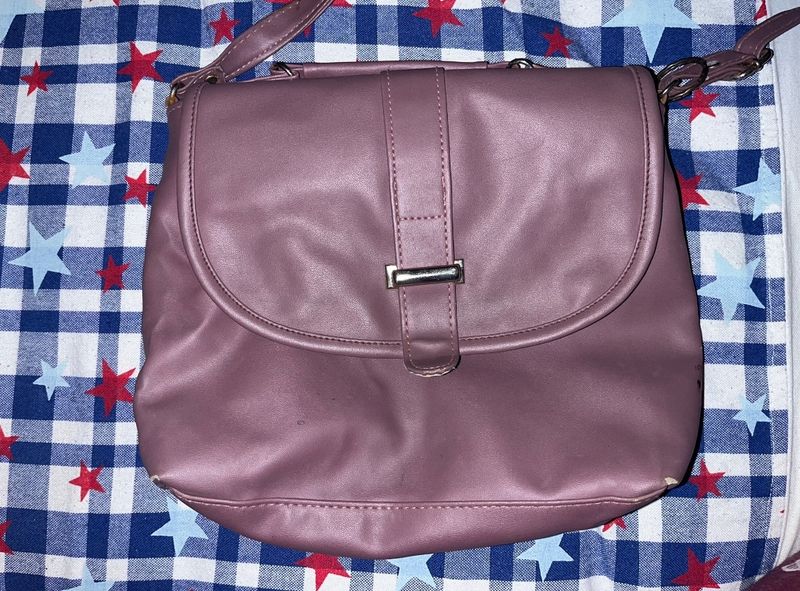 Stylish Sling Bag - Purplish Mauve Colour