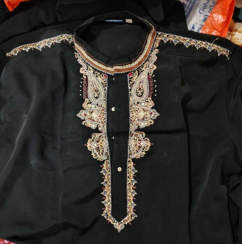 Embroidered Pathani Suit for Men