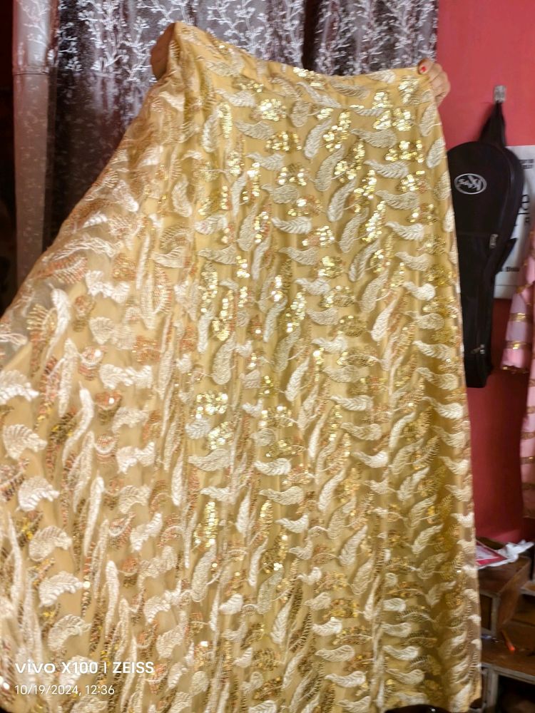 Sequin Golden Skirt