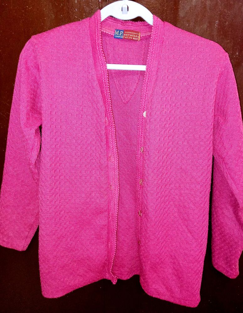 Korean Pink Cardigan