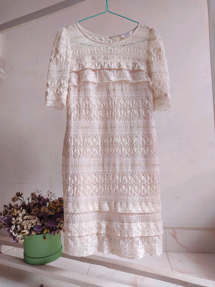 Lace Shift Dress