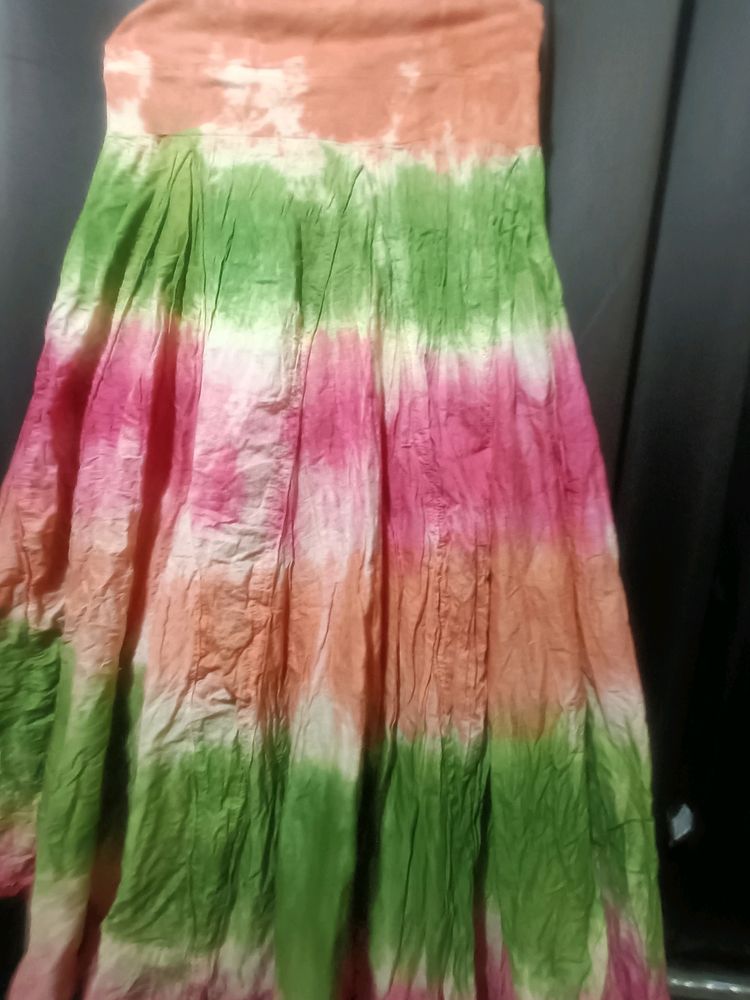 Multicolour Long Skirt