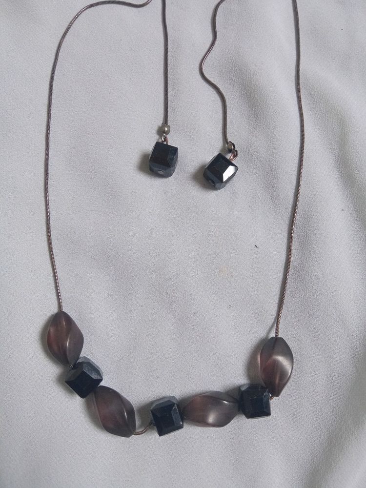 Long Necklace Earrings