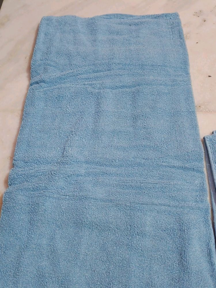 Blue Cotton Towel