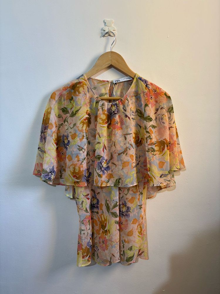 Zara Floral Top