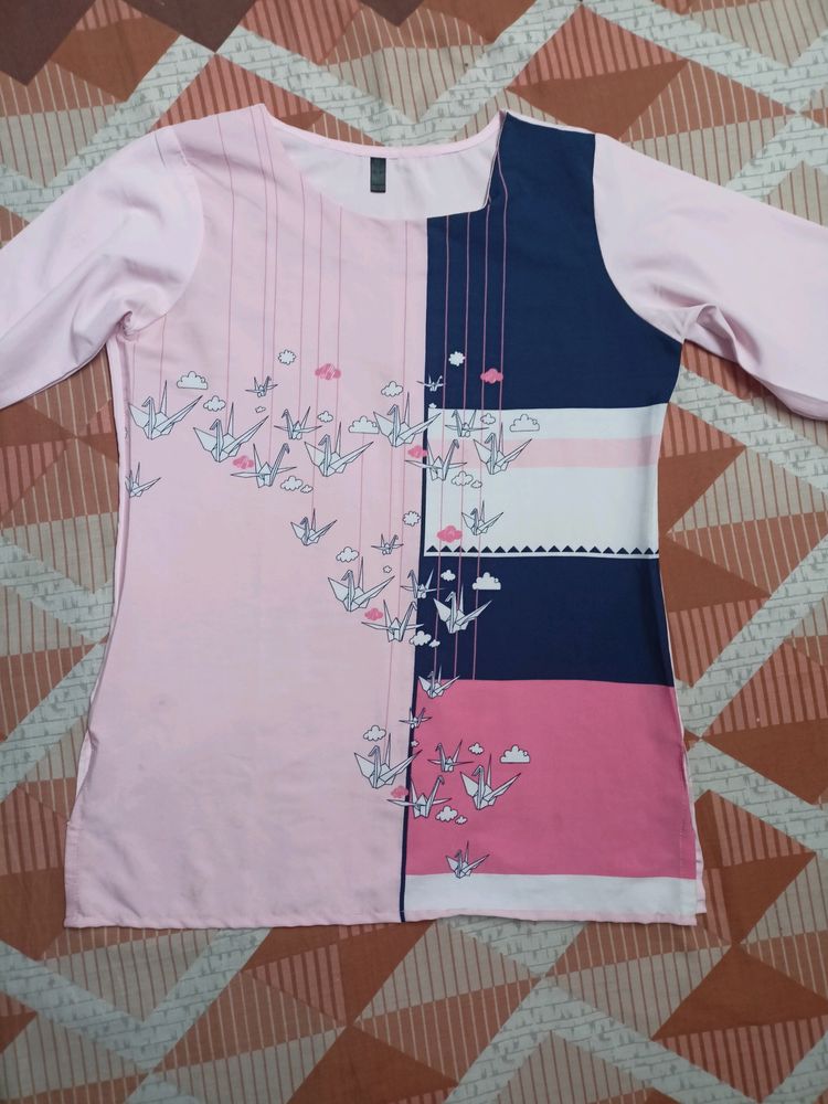 Short Pink Kurti