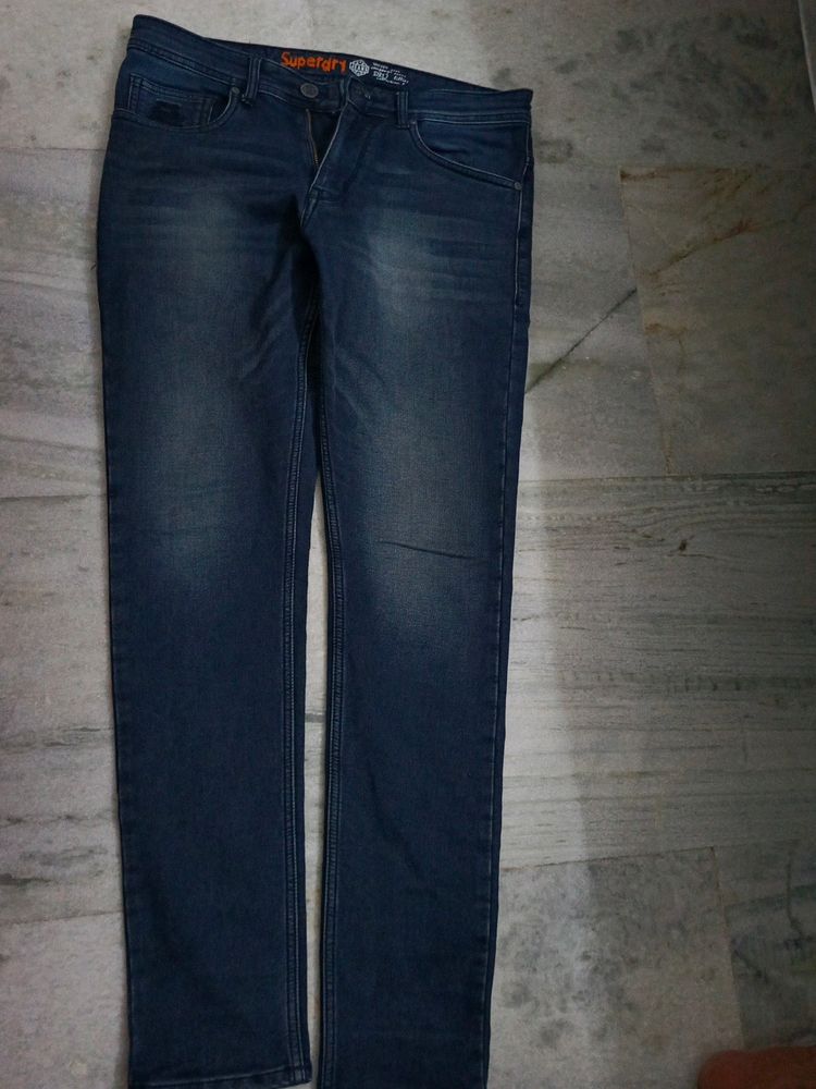 Good Condition Jeans Like New With Superdry Brand.