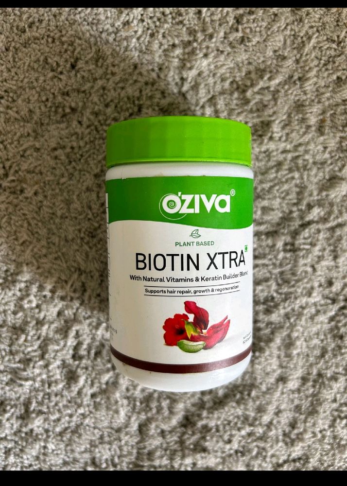 Oziva Extra Biotin :- 60 Capsules