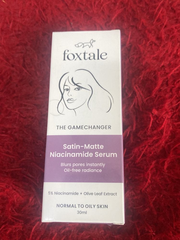 Satin Matte Niacinamide Serum Foxtale