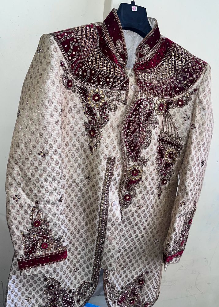 Sherwani with Dhoti For Dulha