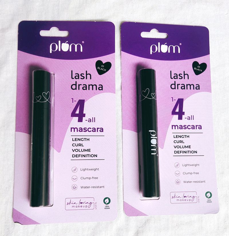 ✨ Plum 4 In 1 Lash Drama Mascara❤️