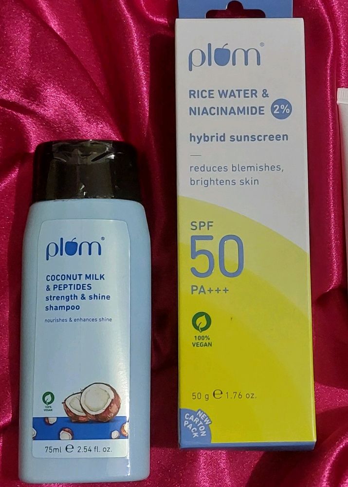 [SEALED] Plum Sunscreen & Shampoo