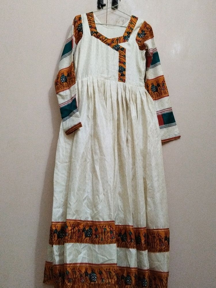 Khajuraho bamboo Silk Gown