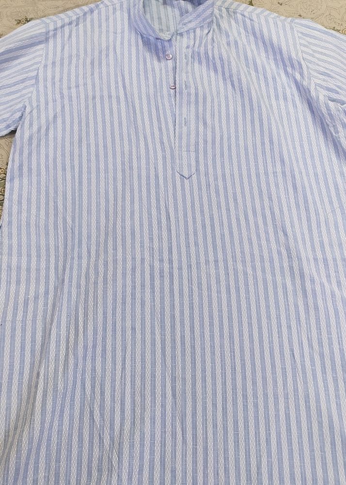 Light Blue Kurta For Men