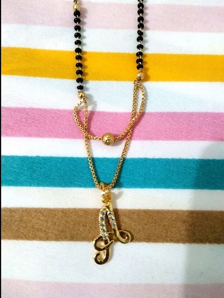 A name Pendant Mangalsutra