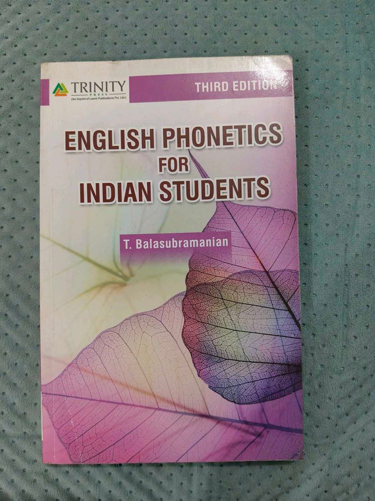 English Phonetics B.A Textbook