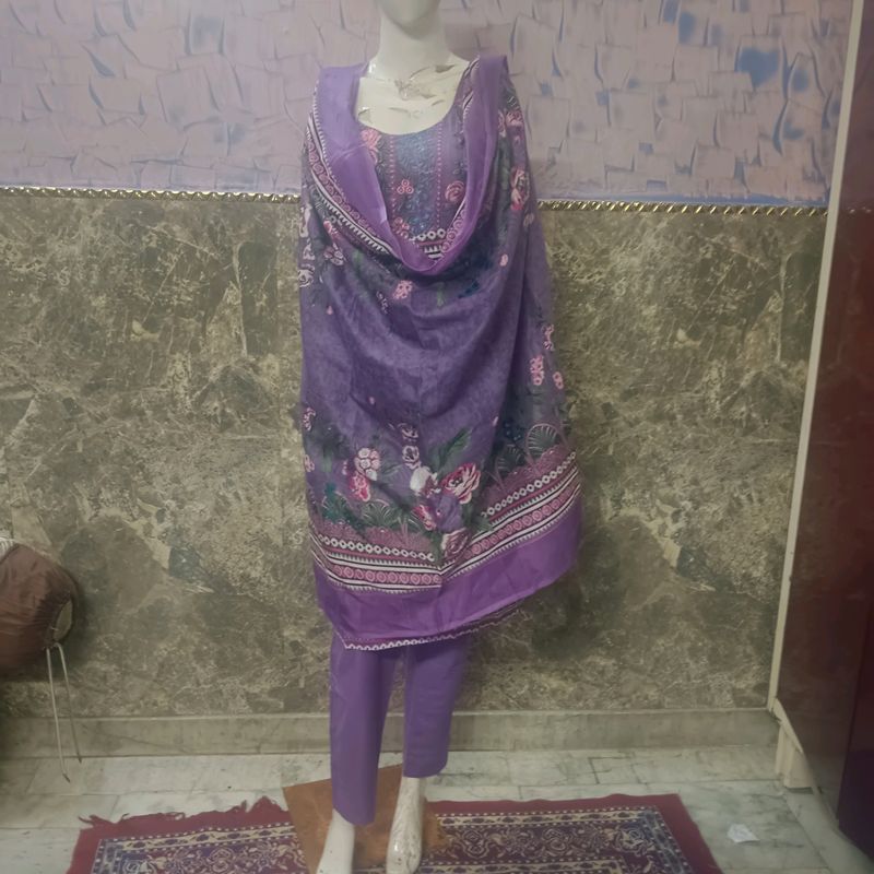 Pakistani Suit Pure Cotton