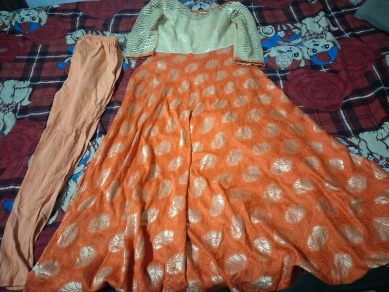 Anarkali Kurti With Lagging