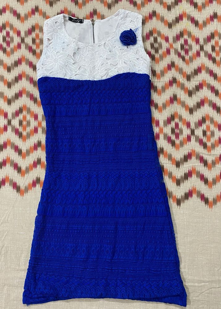 Blue Bodycon Dress 💙🦋