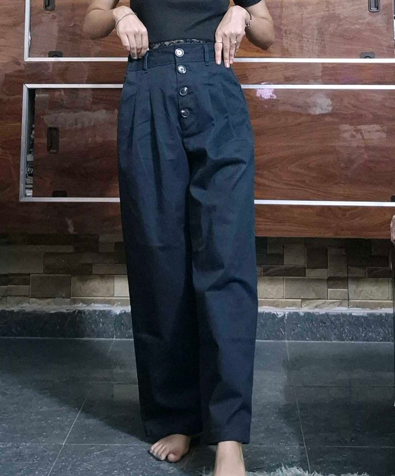 Korean Style Black Pants