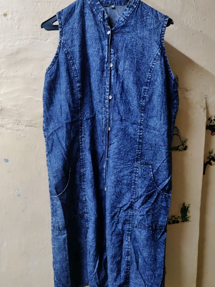 Blue Denim Dress