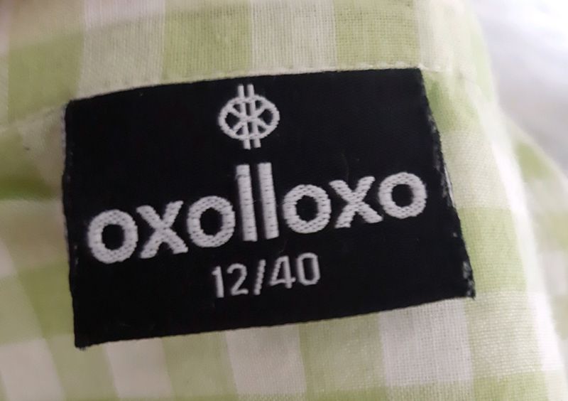 Oxolloxo Lime Green & White Check Corp Top