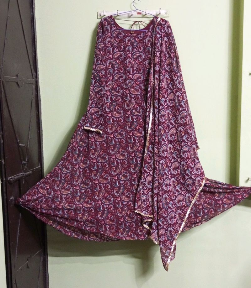 New/Unused Fixed Price Gown With Dupatta