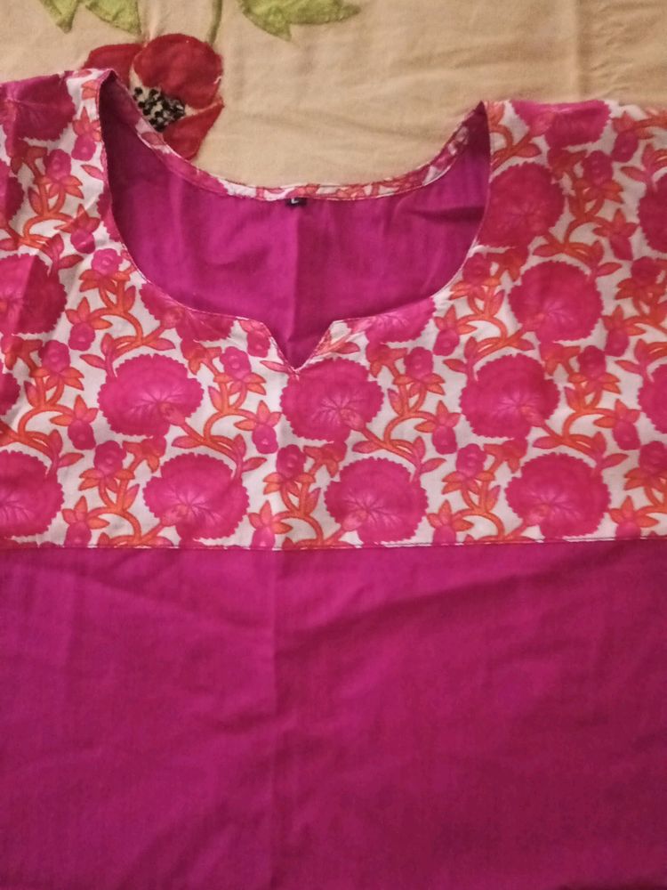 Dark Pink Kurti