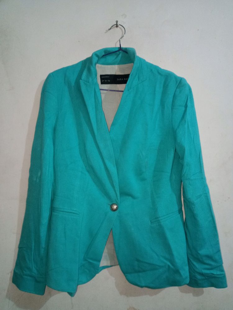 Zara Sea Green Blazer💚