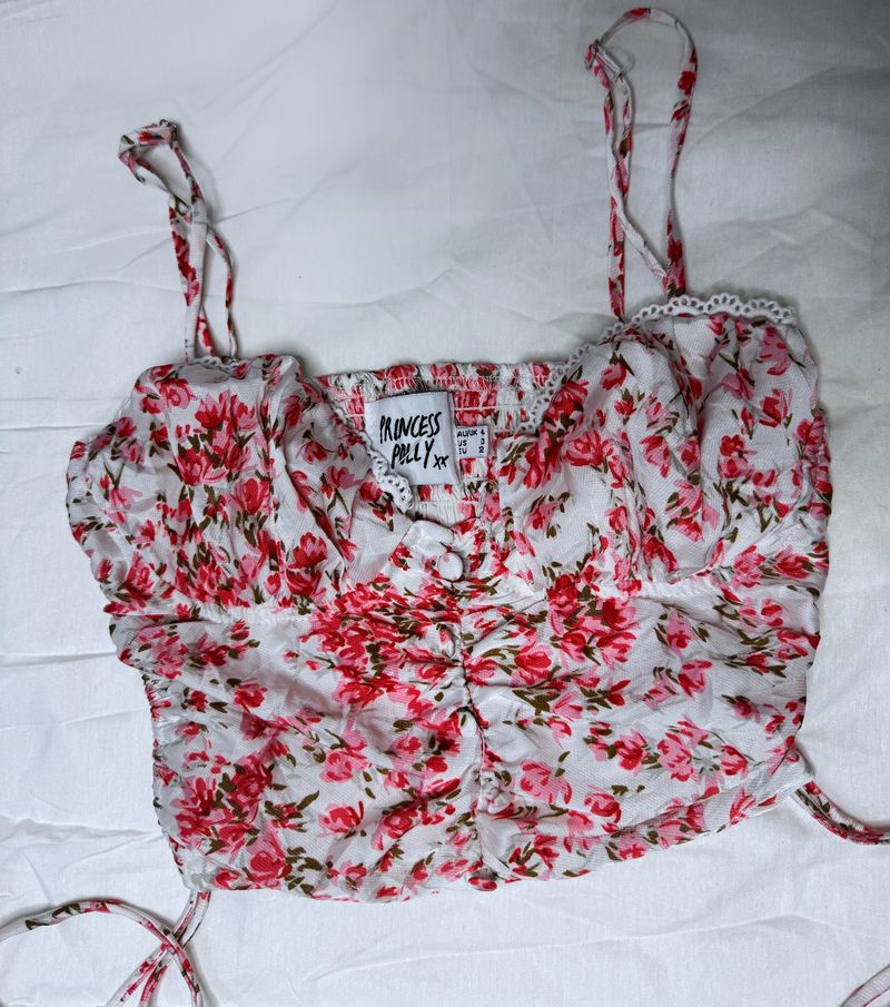 Princess Polly Floral Crop Top