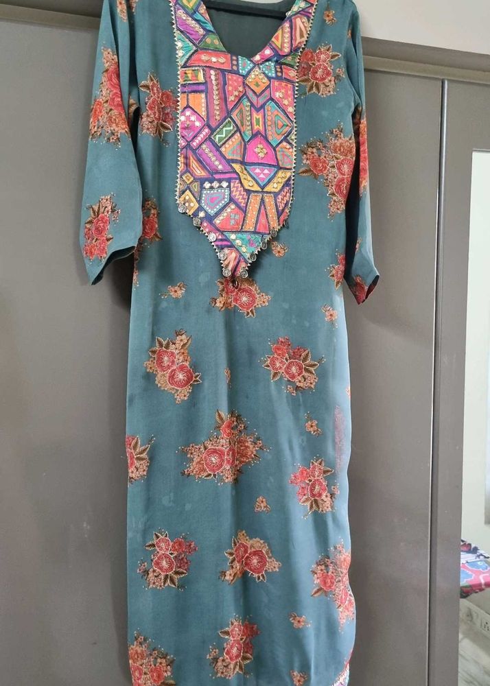 Chiffon Designer Kurta Set