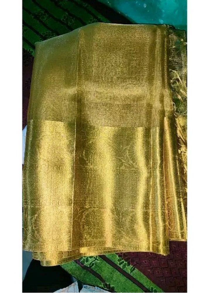 Golden Tissue Pattu Sarees