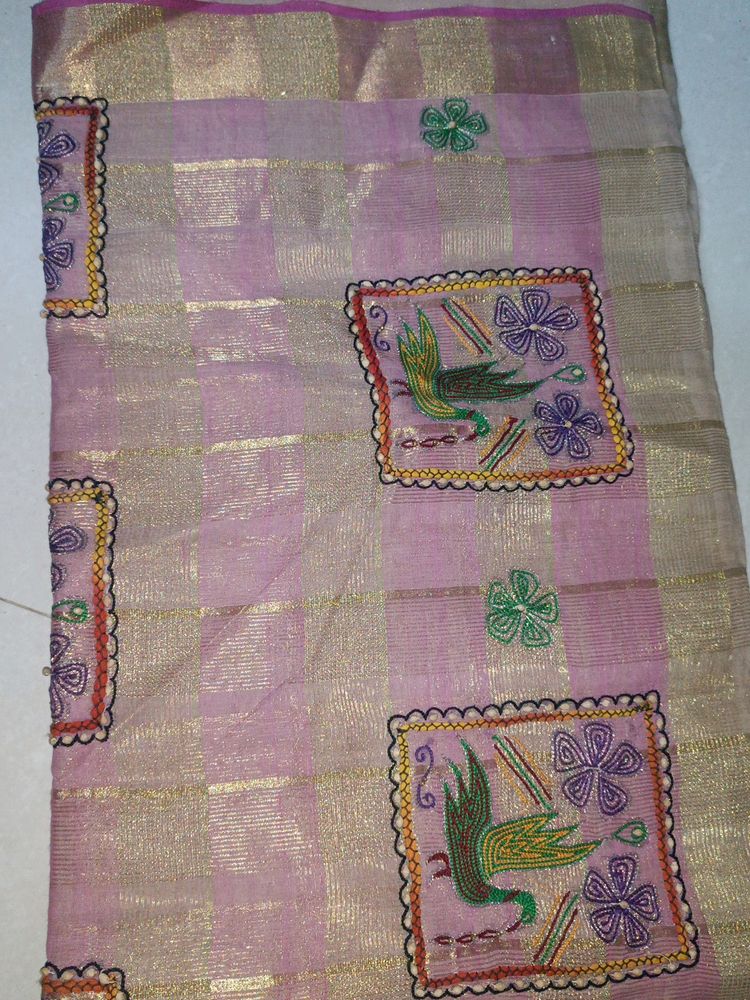 Handloom Zari Kota Saree..