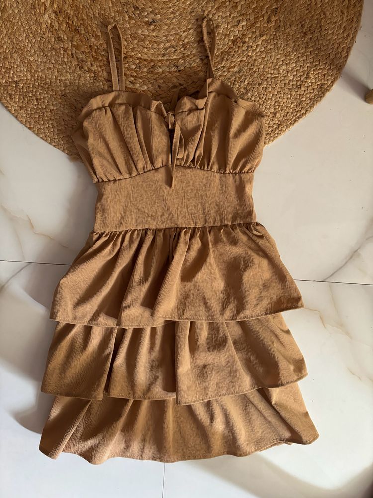 Beige Dress