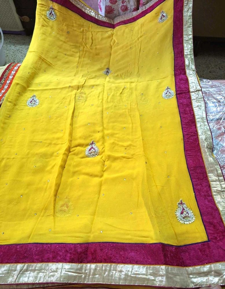 Zardozi Handwork Saree