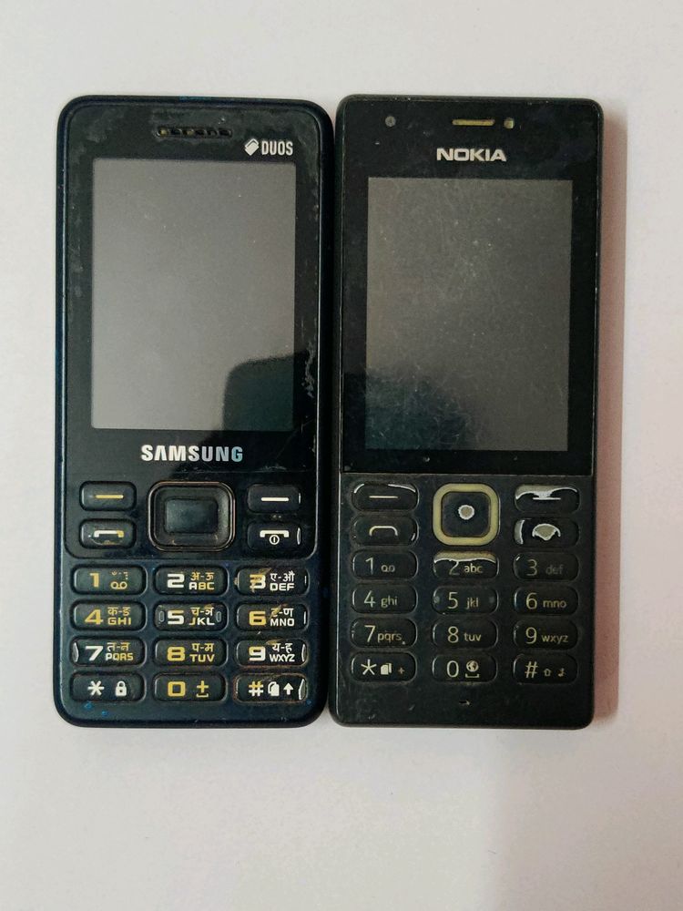 Samsung Metro 350 and Nokia 150 multimedia