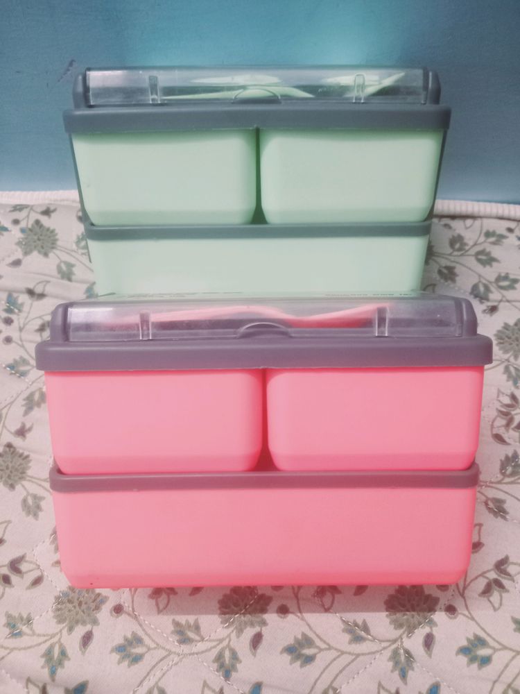 Lunch Boxes Pink And Green