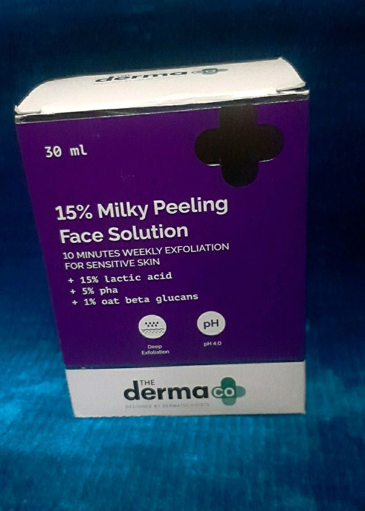 15% MILKY PEELING FACE SOLUTION THE DERMA CO