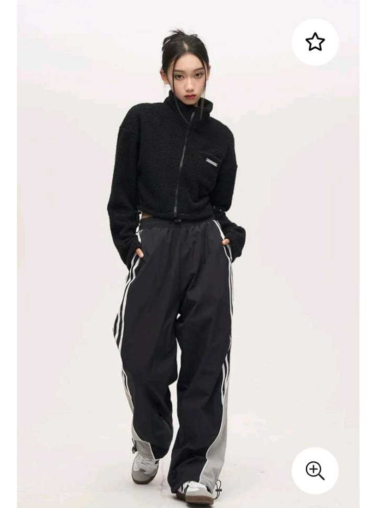 Parachute Striped Pants/ Track Pants Unisex