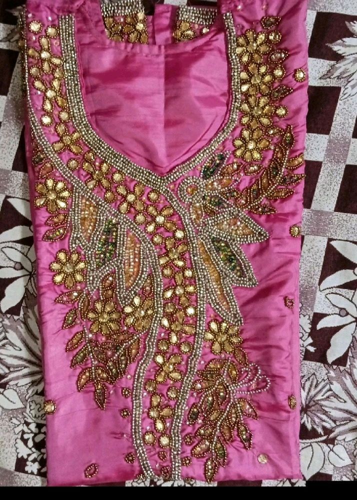 Ladies Silk Salwar Suit With Dupatta