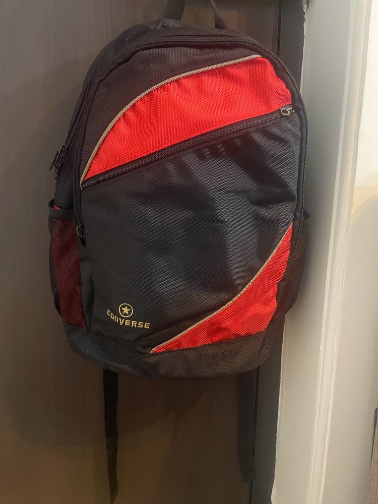 Converse Red And Black Laptop Backpack