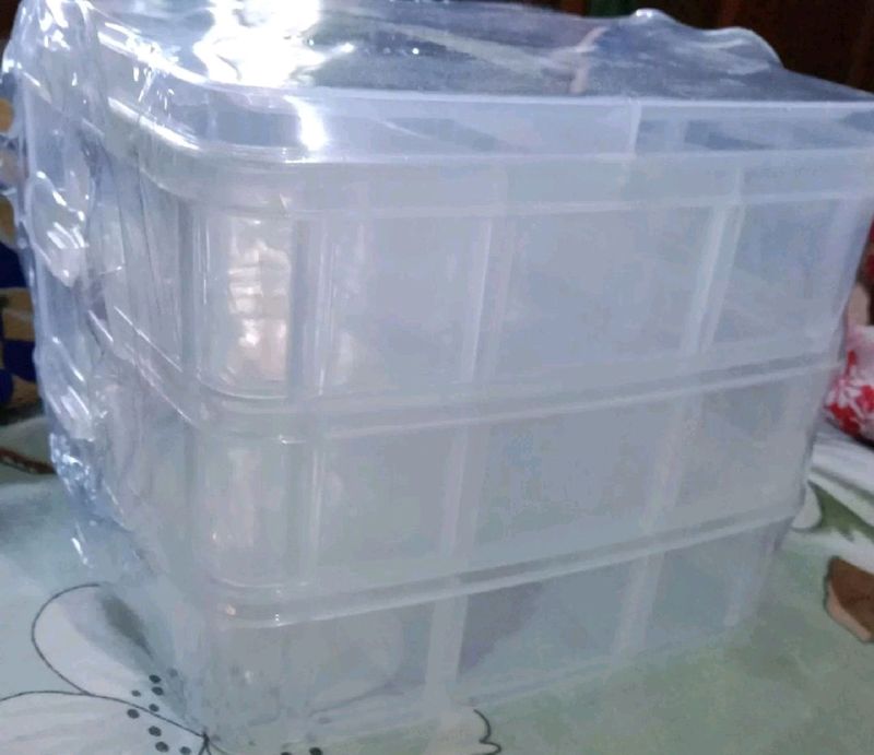 Transparent Jewellery Box Organiser