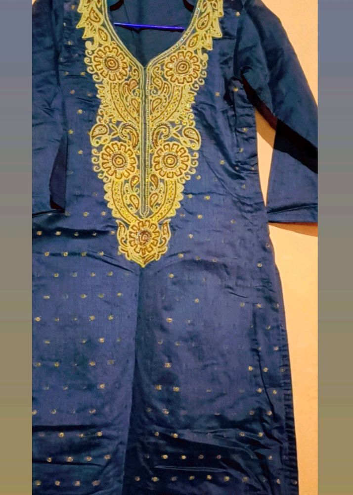 NEW STITCHED KURTI WITH CHURIDAR AND DUPATTA