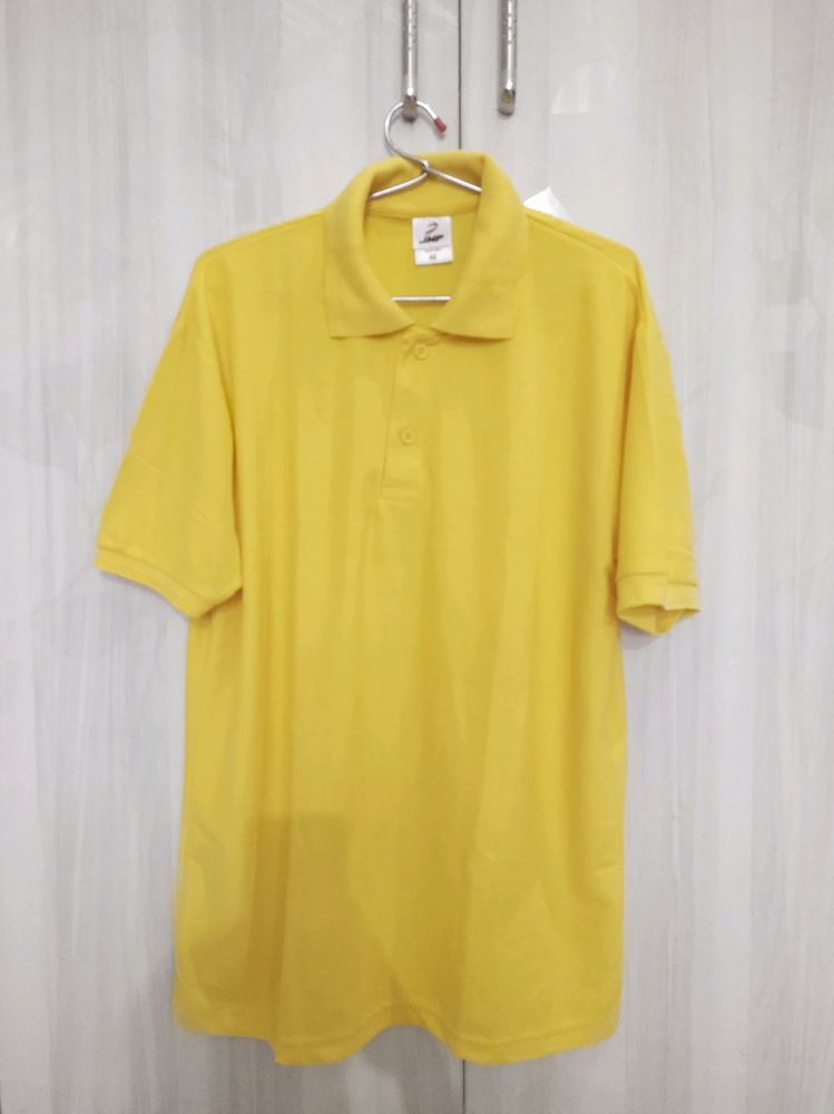 Yellow Polo Tshirt For Men