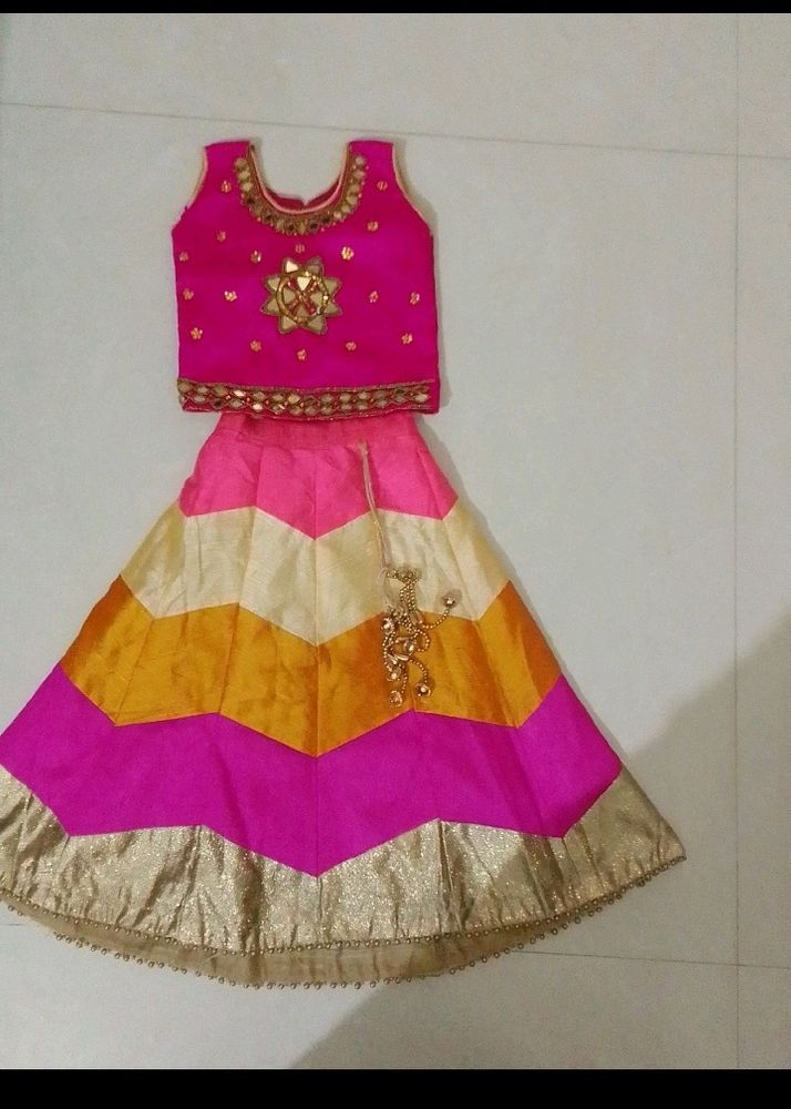 Lehnga For 2-4 Year Old Baby Girl