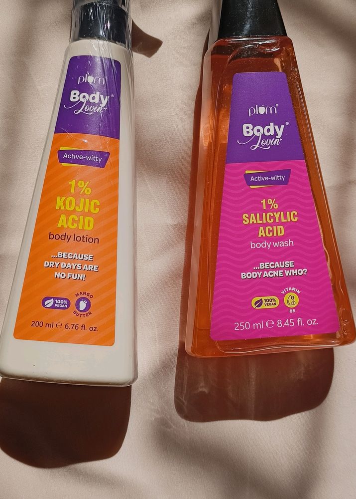 Plum Body wash And lotion