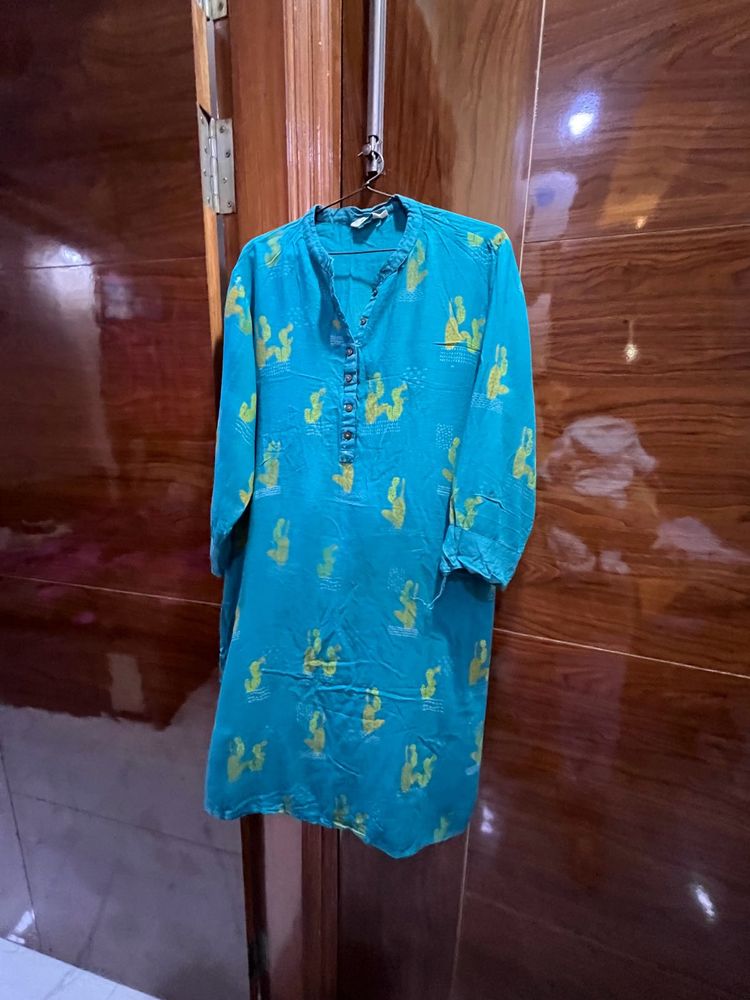 Combo For 2 Green Kurti